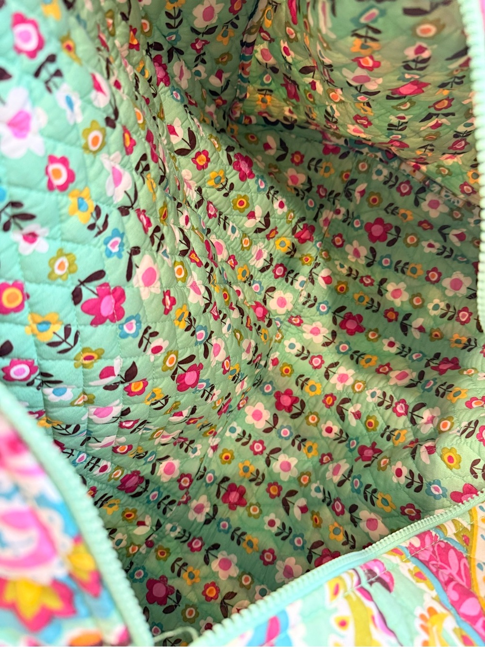 Vera Bradley Quilted Duffel - Picture 3 of 6